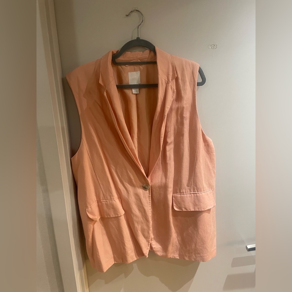 Summer vest linen